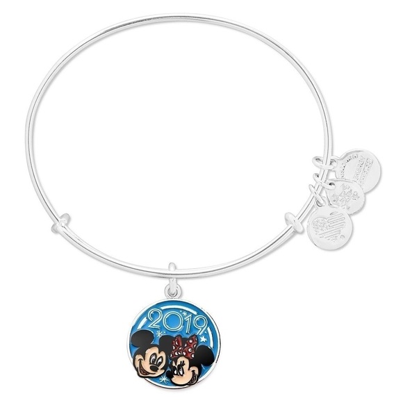 Mickey & Minnie Mouse Bangle by Alex & Ani - Disney Parks 2019 - Picture 1 of 5